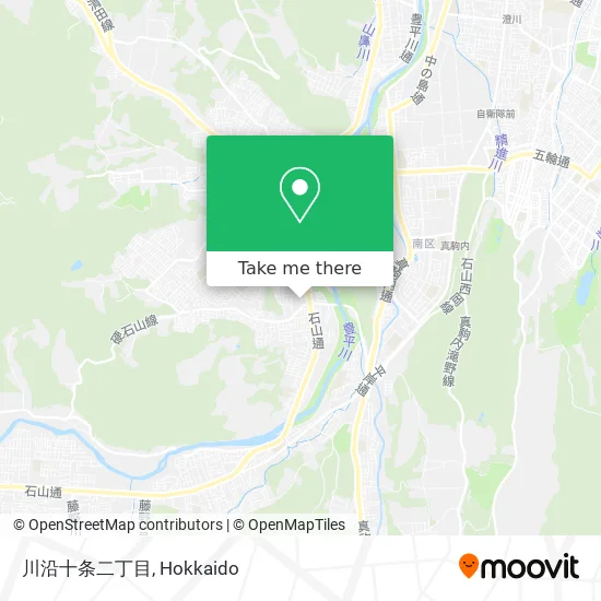 川沿十条二丁目 map