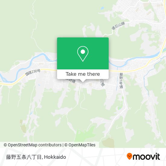 藤野五条八丁目 map