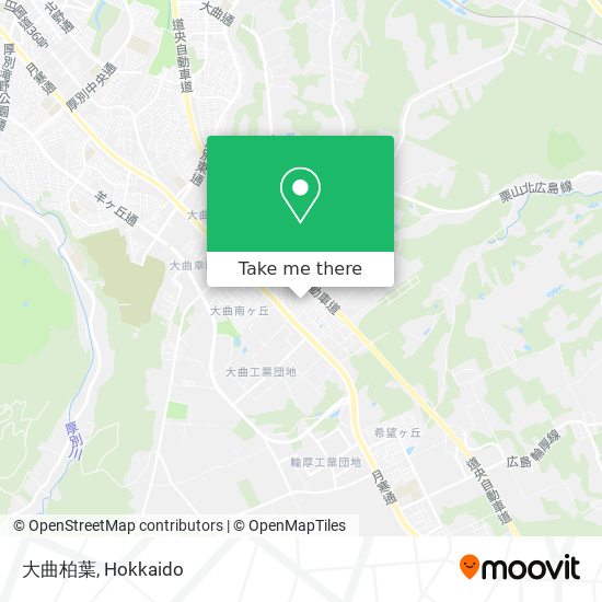 大曲柏葉 map