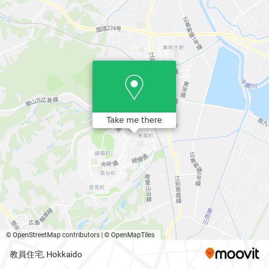教員住宅 map