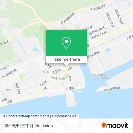 新中野町三丁目 map