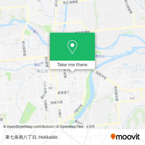 東七条南八丁目 map