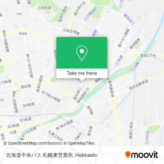 北海道中央バス 札幌東営業所 map