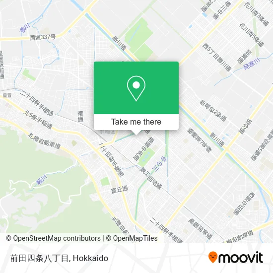 前田四条八丁目 map