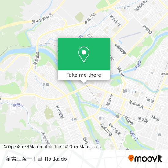 亀吉三条一丁目 map