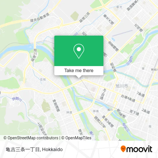 亀吉三条一丁目 map