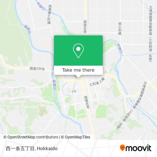 西一条五丁目 map