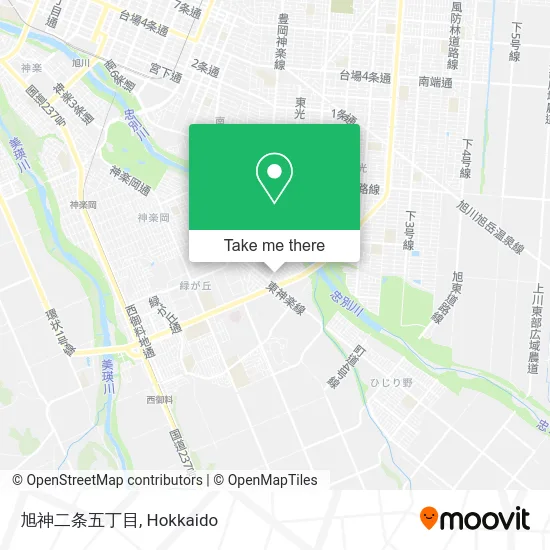 旭神二条五丁目 map