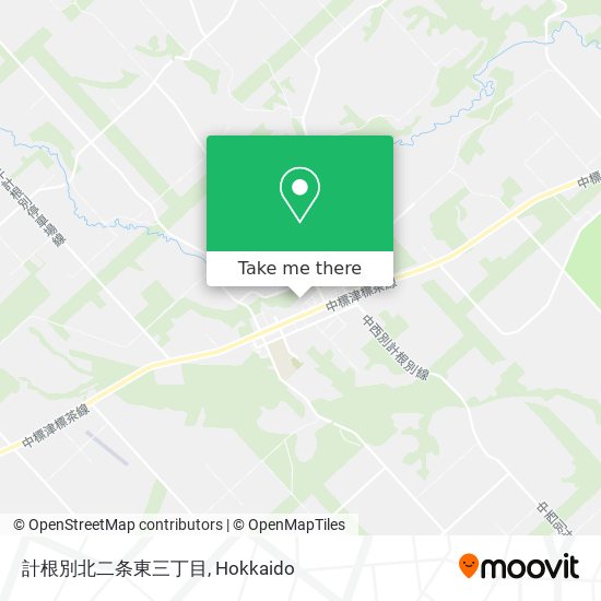 計根別北二条東三丁目 map