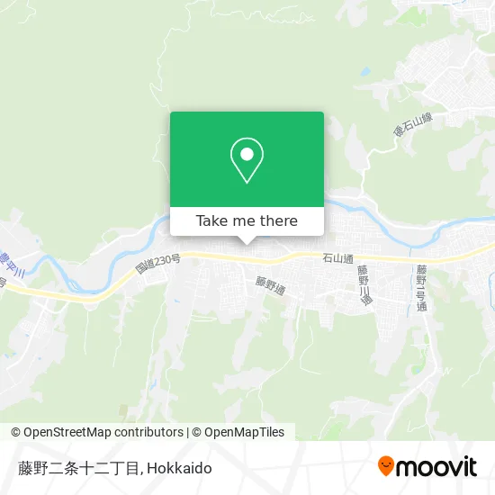 Fujino 2-12 Chome map