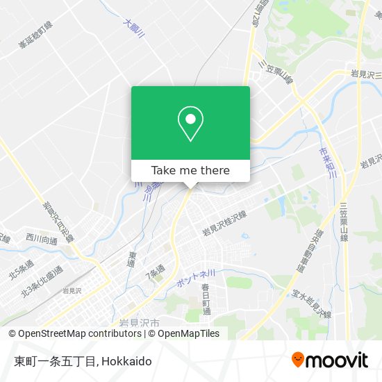 東町一条五丁目 map
