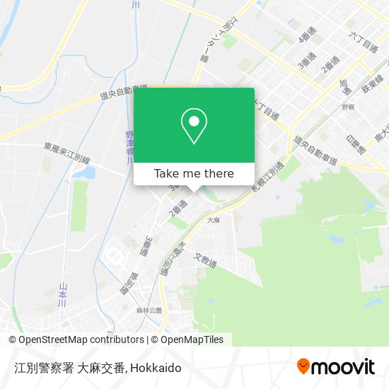 江別警察署 大麻交番 map
