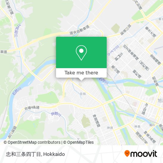 忠和三条四丁目 map