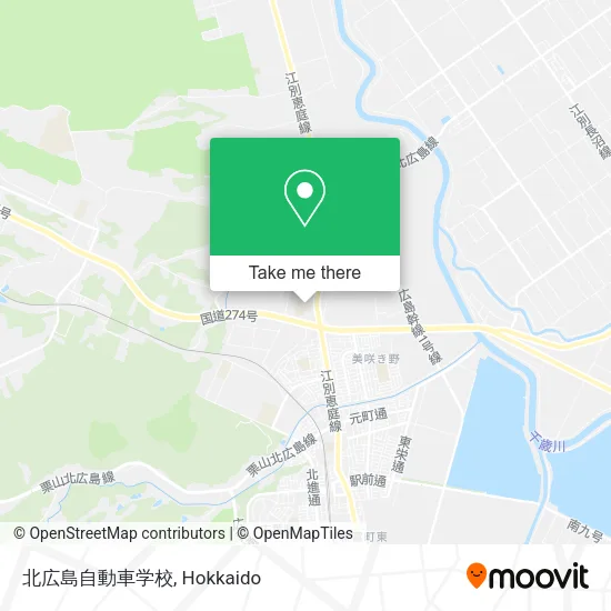 北広島自動車学校 map