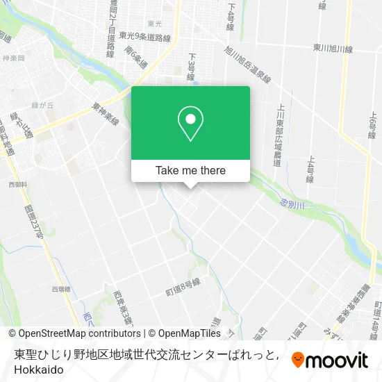 東聖ひじり野地区地域世代交流センターぱれっと map