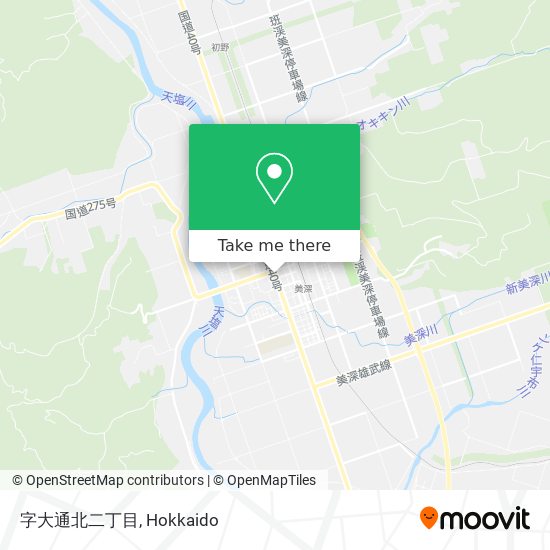 字大通北二丁目 map