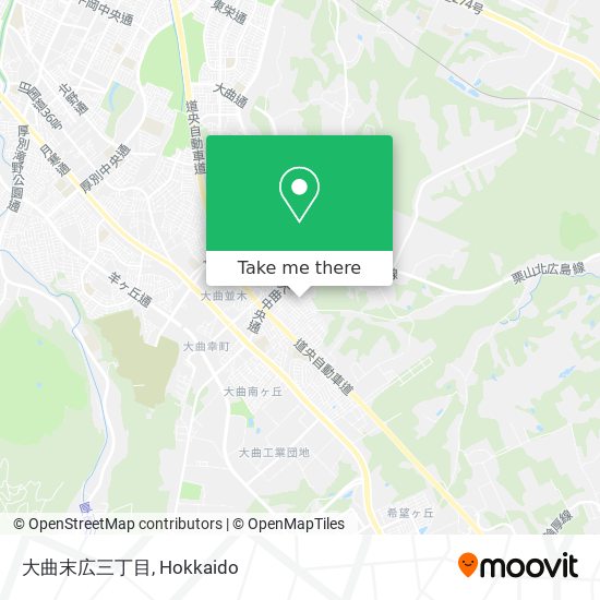 大曲末広三丁目 map