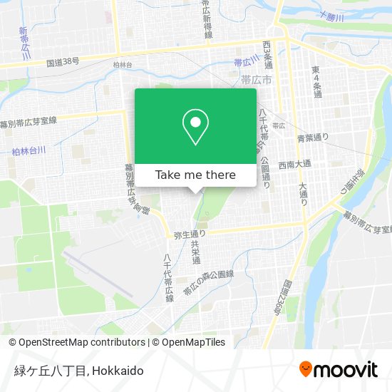 緑ケ丘八丁目 map