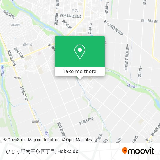 ひじり野南三条四丁目 map