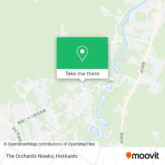 The Orchards Niseko map