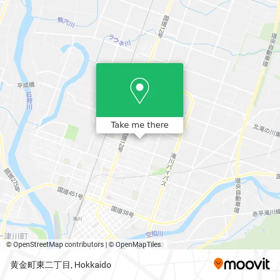 黄金町東二丁目 map