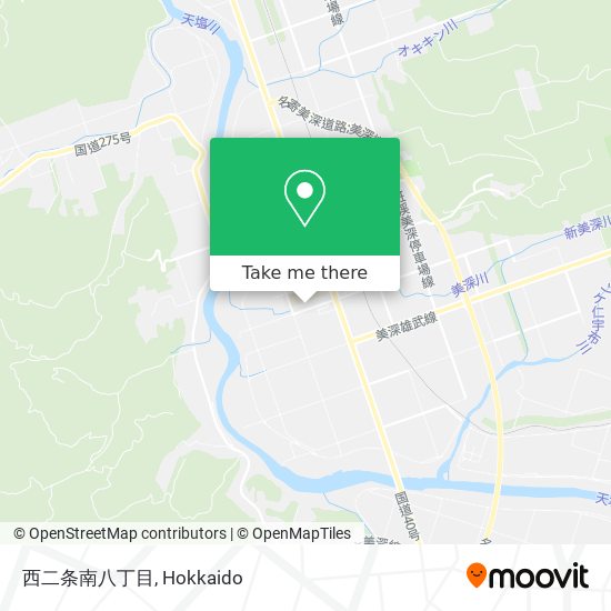 西二条南八丁目 map