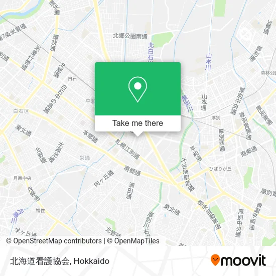 北海道看護協会 map