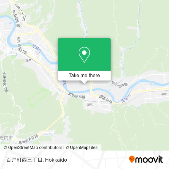 Hyakko Town West 3rd Chome map