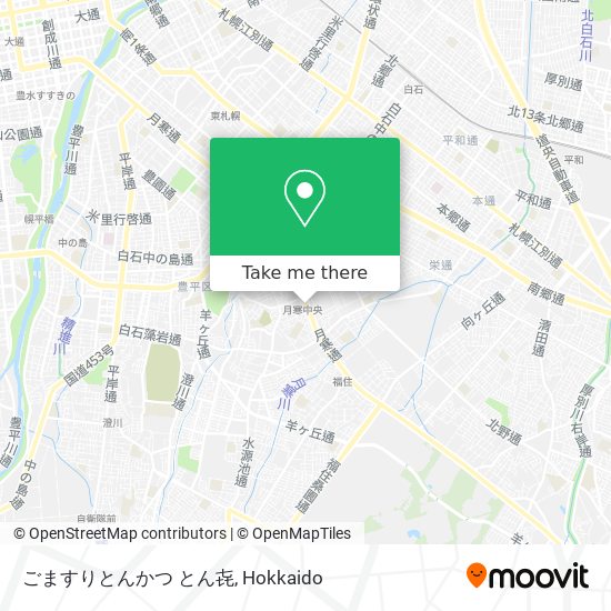 ごますりとんかつ とん㐂 map