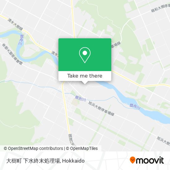 大樹町 下水終末処理場 map