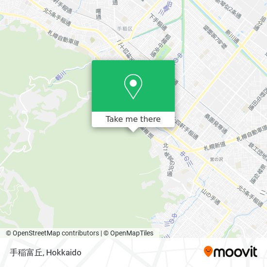 手稲富丘 map