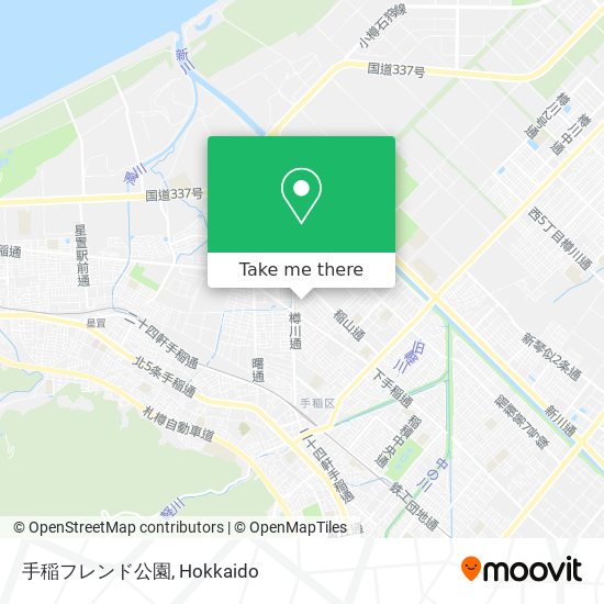 手稲フレンド公園 map