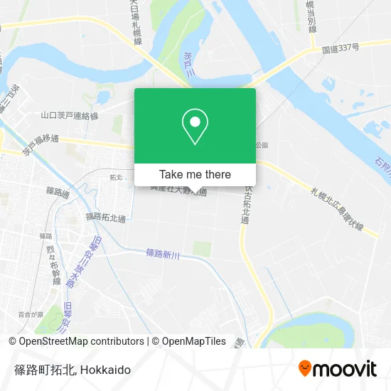 篠路町拓北 map