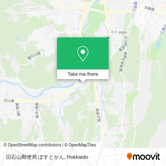 旧石山郵便局 ぽすとかん map