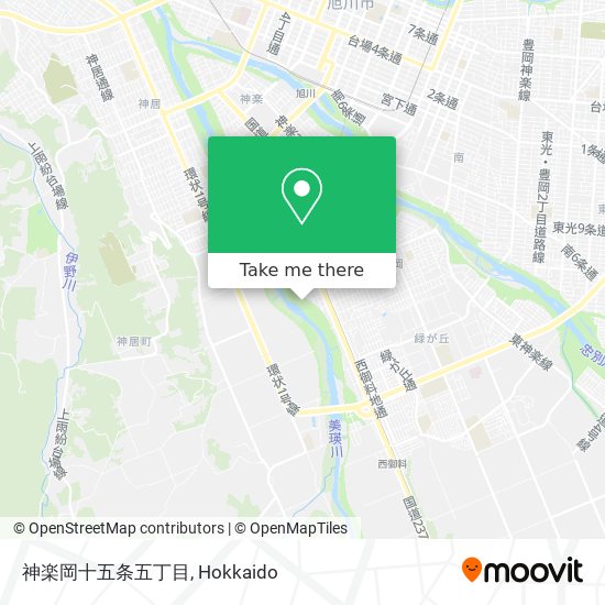 神楽岡十五条五丁目 map