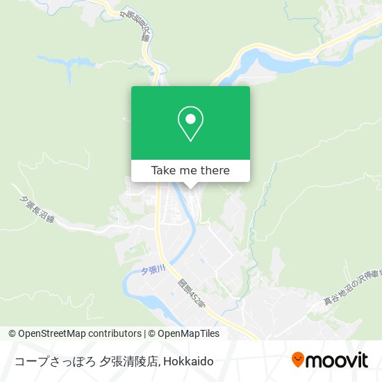 コープさっぽろ 夕張清陵店 map