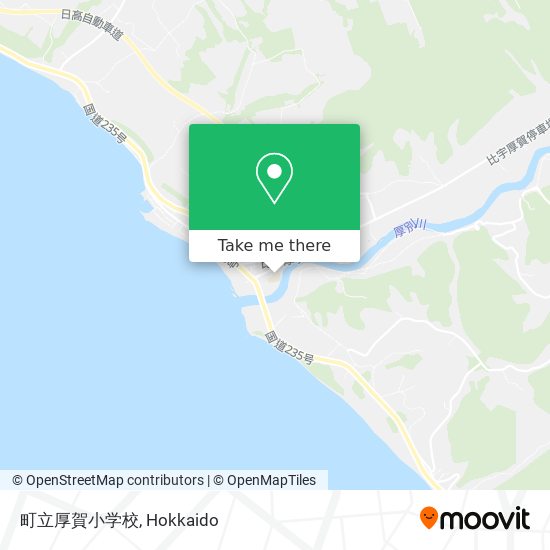 町立厚賀小学校 map