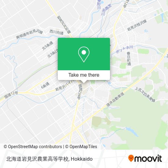 北海道岩見沢農業高等学校 map