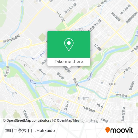 旭町二条六丁目 map
