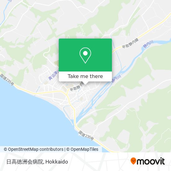 日高徳洲会病院 map