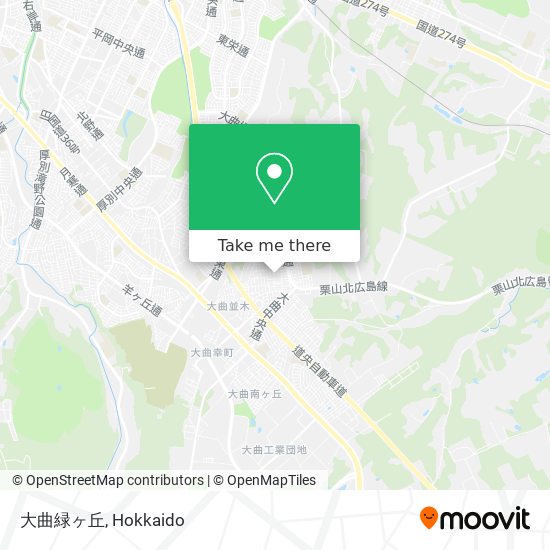 大曲緑ヶ丘 map