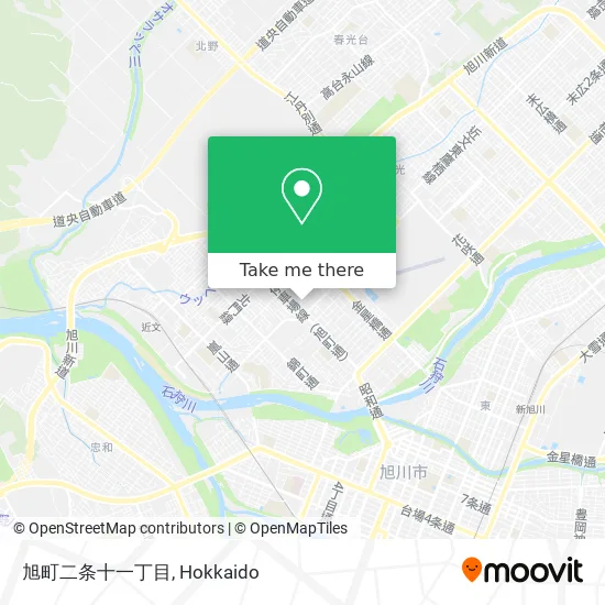 旭町二条十一丁目 map