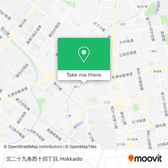北二十九条西十四丁目 map