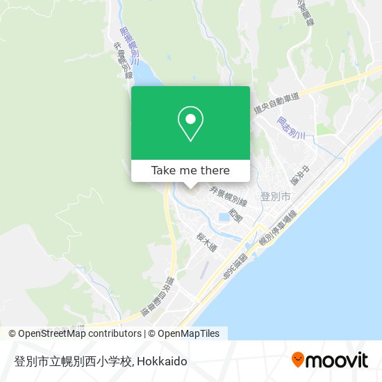 登別市立幌別西小学校 map