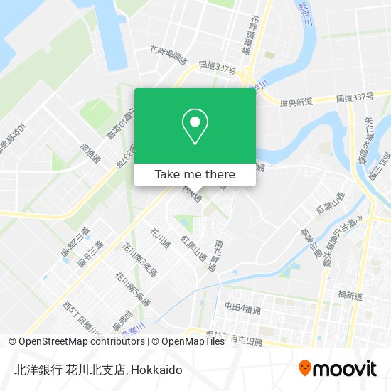 北洋銀行 花川北支店 map