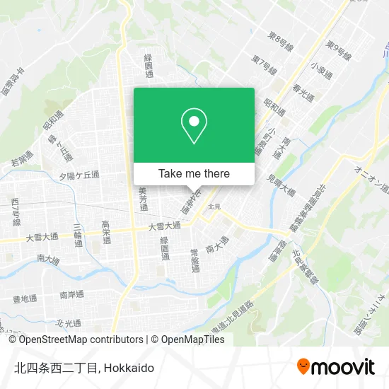 北四条西二丁目 map