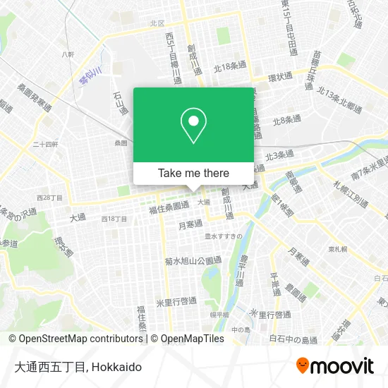 大通西五丁目 map