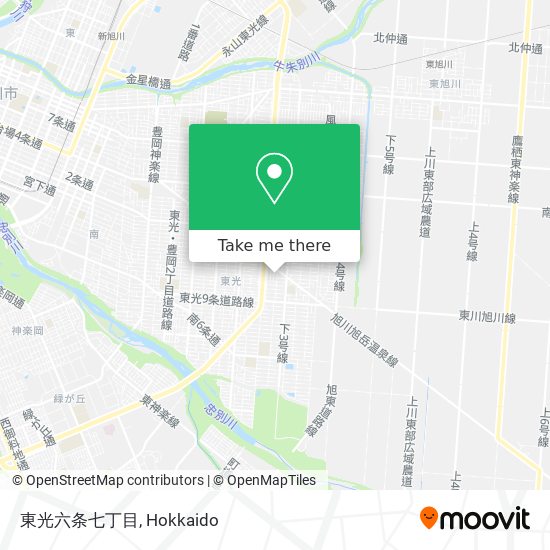 東光六条七丁目 map