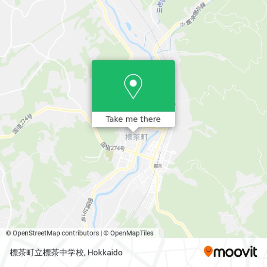 標茶町立標茶中学校 map