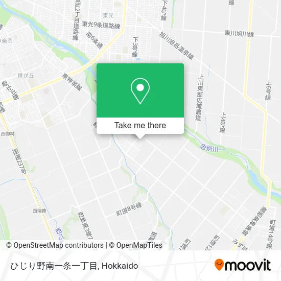 ひじり野南一条一丁目 map